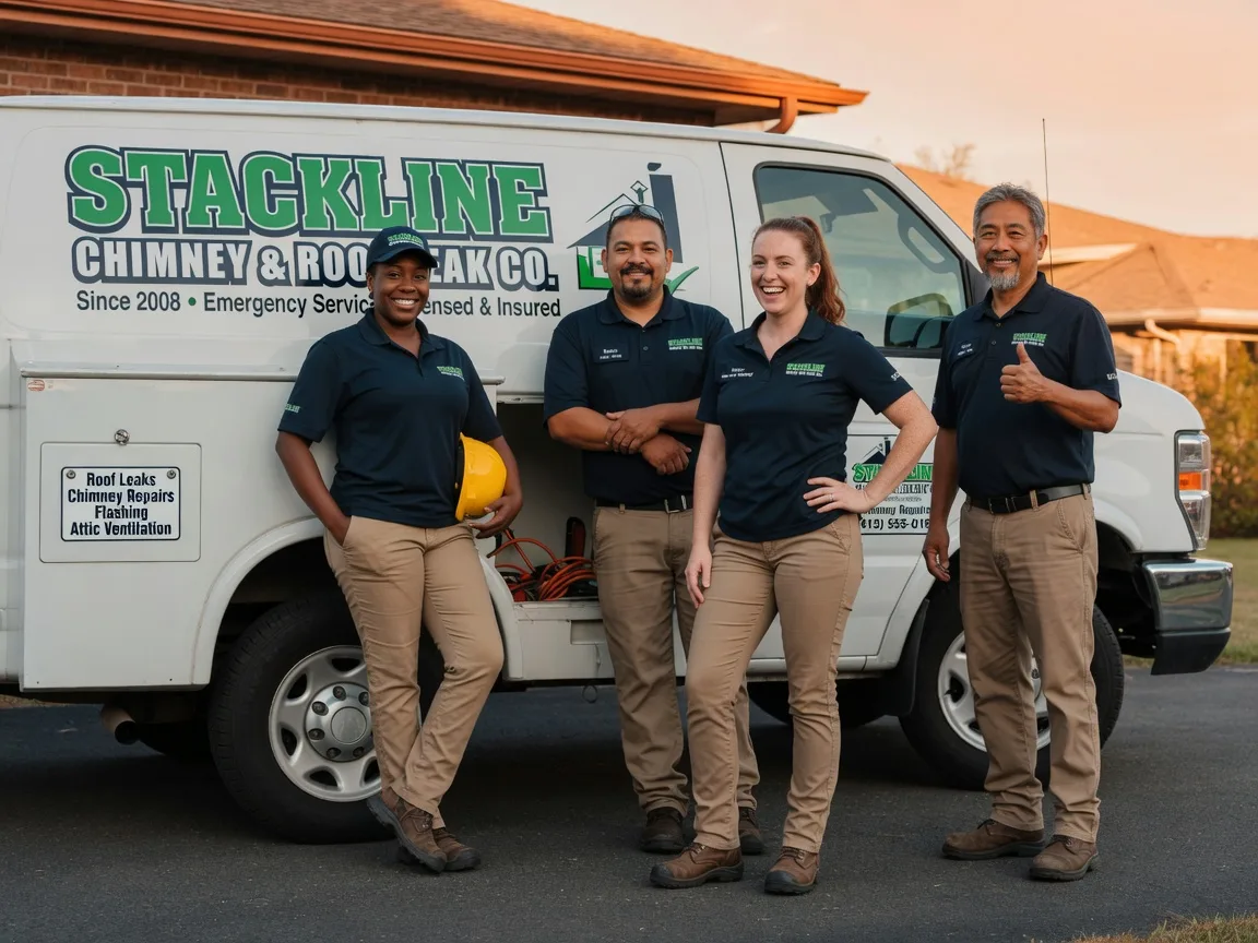 Chimney flashing repair company in Isaban, WV